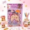 New miniature scene stickers, three-dimensional landscape creative stickers, children's cartoon handbook decorative stickers (English version) details Picture